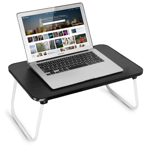 Black foldable portable laptop - foldable,