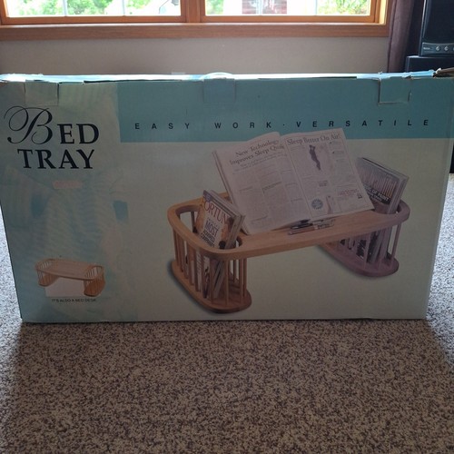 Wood breakfast bed serving - wood,